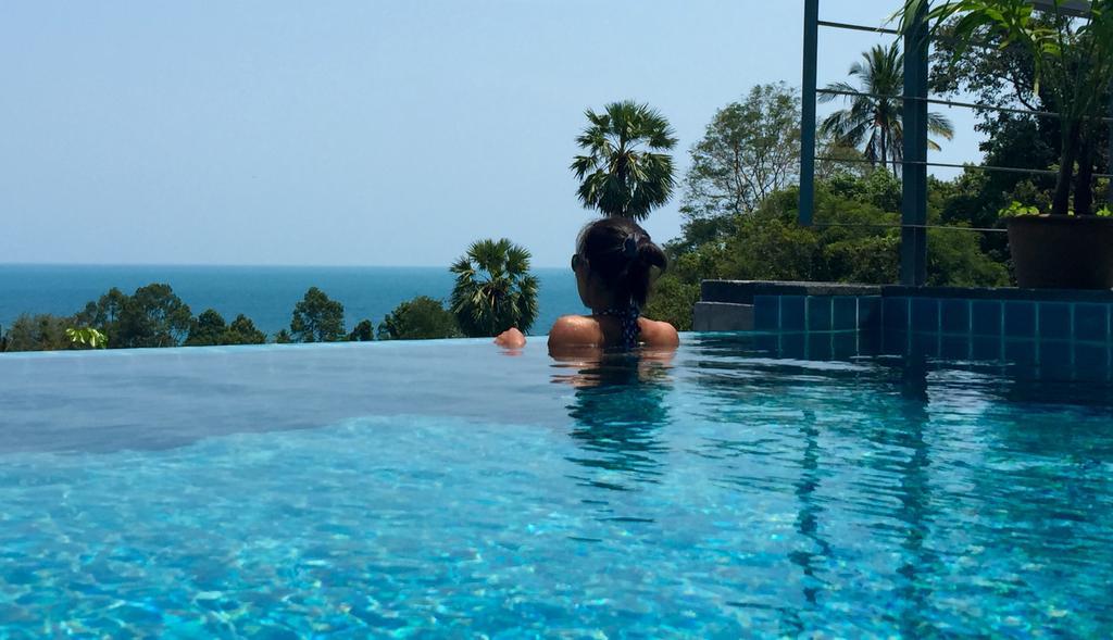 לאם סט ביץ' Ko Samui Seaview Pool Villa Philippa With Car חדר תמונה